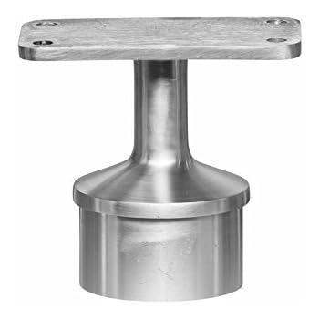 Download Square Stainless Steel Post Cap to Top Rail Connector Stair Bracket Component for Flat Wood or ...