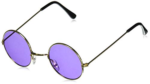 Rhode Island Novelty John Lennon Colored Sunglasses 2 Pairs (Colors May Vary)