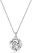 Amazon Essentials Sterling Silver Zodiac Sign, Sagittarius Reversible Pendant Necklace, 18