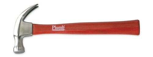 Click Here to See More Images PLUMB HAMMER,HICKORY,PREM,CRV,13 OZ (1 Each) 11438