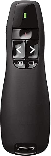 Gnker R400 USB Wireless Presenter Red Laser Pen Pointer PPT