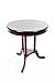 Home Source Industries Early American Round Accent Table, Mahogany
