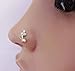 Diamond Nose Stud,Wedding Nose Jewelry,Gift For Her,Crystal Nose Ring,Twist Nose Stud,Indian Nose Stud,Silver Nose Ring,Maharasthrian Nose Stud,Mother Day Sale,CZ Clear Nose Stud,Nose Ring(TEJ825)