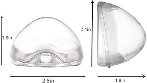 Dummy 5Pcs Transparent Pacifier Case and Holder Box - BPA-Free Nipple Shield for Travel and Home, Clear, 5 Count (Pack of 1) - Image 3