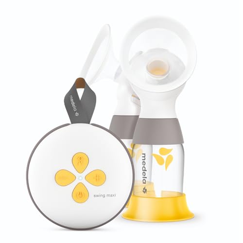 Swing Maxi Extractor de leche eléctrico doble, más leche en menos tiempo, recarga mediante USB, embudos PersonalFit Flex y tecnología 2-Phase Expression