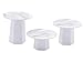 Sugar & Cloth Marble Melamine Mini Cupcake Trio Stand Set