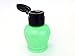 Beauticom 250ml/8oz Opaque Green Crown Shaped Push Down Liquid Dispenser Bottle for Nail Acrylic Acetone Liquid Polish Remover Bottle Tool