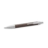 Parker IM Premium Twin Metal Chiseled, Ballpoint Pen with Medium Black refill (S0908620)