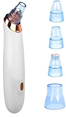 Blackhead Remover Rechargeable, 3 Suction Modes Comedone Vacuum Blackheads Whiteheads Removal Tool with 5 Probe Heads, Microcrystalline Extractor for Acne,Scraping,Facial Pore Clean