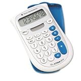 Texas Instruments TI-1706SV Handheld Pocket Calculator, 8-Digit LCD