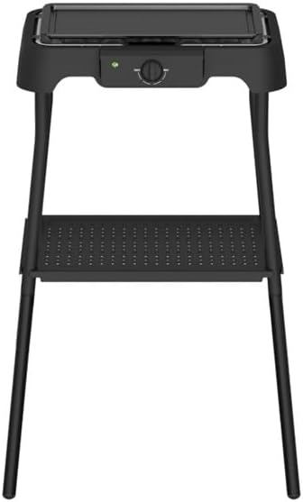 Barbecue Électrique Sur Pied, Céramique Sans PFAS, 2000W