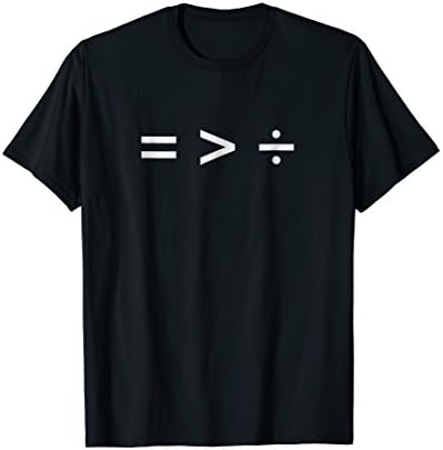 Dottrar Statement TeesEqual is Greater than Divided T-ShirtOEKO-TEX STANDARD 100