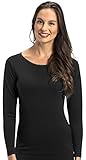 Rocky Women’s Fleece Lined Thermal Long Sleeve Top Crewneck Underwear Baselayer T-Shirt