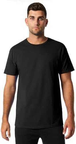Ultra Cotton T-Shirt Tall Sizes, Color: Black, Size: X-Large Tall