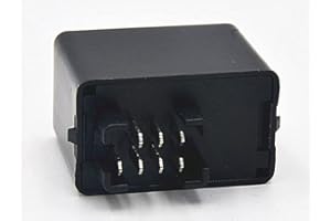 MAXHANEST 12V 7 Pin LED Electronic Flasher Relay for Suzuki GSXR SV DL Lamp Turn Signal Light Bulbs Hyper Blink Flash Controller