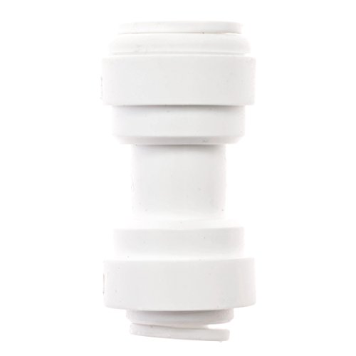 Avanti 3/8" to 1/4" Reducing Straight Union Connector for drinking water filter RO reverse osmosis - 1/4" x 3/8" tubes, quick-connect fittings - QF-UC0604 (Pack of 5) - Thumbnail 5