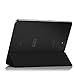 KuGi Galaxy Tab S3 9.7 case ,Ultra Lightweight Semi-transparent Smart Cover Case for Samsung Galaxy Tab S3 9.7-Inch Tablet w/ S Pen SM-T820 / T825 (Black)