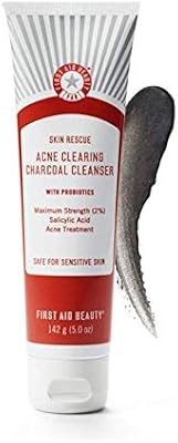 first aid beauty skin rescue acne clearing charcoal cleanser with probiotics reviews