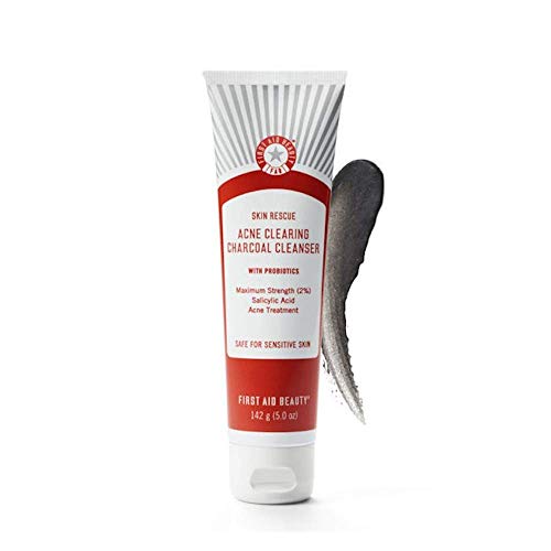 First Aid Beauty Skin Rescue Acne Clearing Charcoal Cleanser with