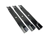 MowerPartsGroup (3) Blades Fits Hustler 54" Raptor SD Fastrak Super Z Replaces 797696 601124