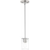 Maxim Sleek - 1 Light Mini Pendant-Satin Nickel Finish