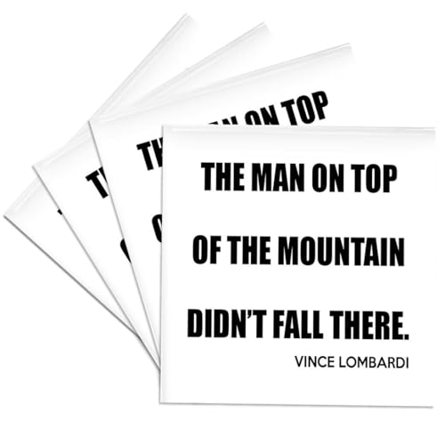 3D Rose CST_234434_3 The Man on Top of The Mountain Didn't Fall There Vince Lom…
