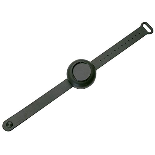 Zecuant Portable Adult Kid Silicone Liquid Wristband Hand Dіsреnsеr Hàndwàshing Gel - Squeeze Band for Travel, Sport, Outdoor - Unisex for Men and Women (Black)