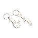 ANPHSIN 6 PCS Novelty Stainless Steel Credit Card Beer Bottle Opener for Your Wallet ( Including 2 Keychain）