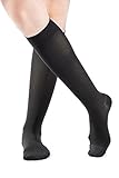 SIGVARIS SOFT OPAQUE 840 Women's Closed Toe Calf Compression Socks 15-20mmHg