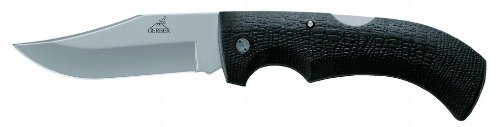 Gerber 06069 Folding Gator Knife – Clip Point, Fine – Box, Outdoor Stuffs