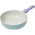 Neoflam Better Finger Macaroon Color Cast Aluminum Wokpan 9 inch Mint Green Induction (IH)