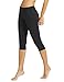 Baleaf Women's Yoga Workout Capris Leggings Side Pocket for 5.5