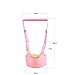 Baby Walking Harness Handheld Adjustable Walker Assistant,Safety Stand Up Protective Belt,Learning to Walk Helper for Kids Toddler (Pink+Blue)