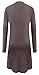 Long Cardigan with Pocket Long Sleeves for Women 3X-Large Mocha
