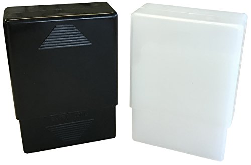 Crush-Proof Plastic 2 Piece Cigarette Case For King & 100s (1, Black)