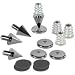 Dayton Audio DSS2-BC Black Chrome Speaker Spike Set 4 Pcs.