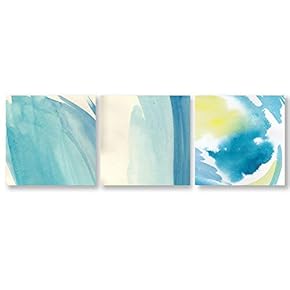 signwin 3 Piece Canvas Wall Art Abstract Color...