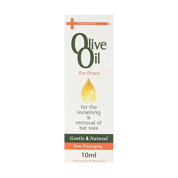 Olive Oil Ear Drops For The Loosening & Removal Of Ear Wax 10ml