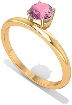 0 45カラットトルマリンゴールド婚約指輪 Sgl 認定ソリティアジェムストーン結婚指輪 10月の誕生石レディース約束指輪可憐なアニバーサリーリング 18k イエローゴールド Size Consultancy Acrosslimits Com