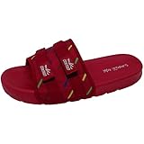 Men's Fashion Comfort Slide Sandal Red Anti-Slip Slippers 7 M US
