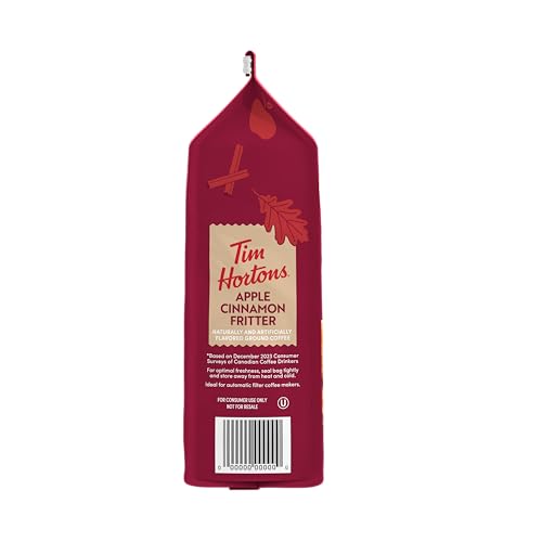 TIM HORTONS APPLE CINNAMON FRITTER COFFEE 12OZ GROUND BAG