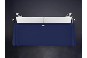 Tabletop DJ Facade by Dragon Frontboards: Short White Acrylic 6' Tabletop Facade