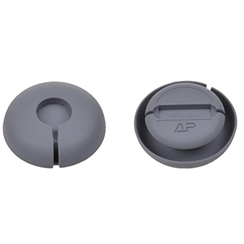 AutumnFall Apple Watch Charger Holder, 1PC Replacement Soft Silicone Rubber Charger Stand Holder Cable Winder Charging Dock For Apple Watch iwatch 38mm & 42mm (Gray) - Thumbnail 4