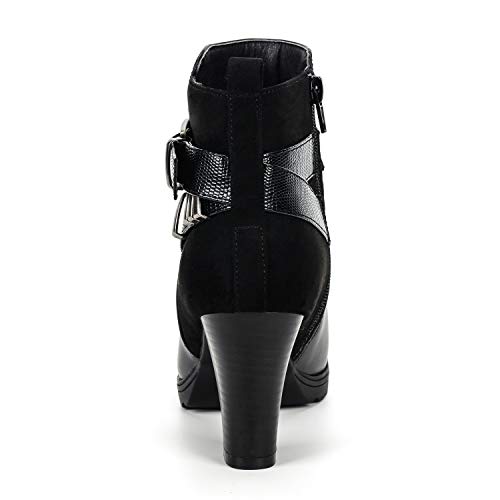 mysoft-Womens-Zipper-Bootie-Chunky-Stacked-Heel-Ankle-Boots-Buckle-Strap-Ankle