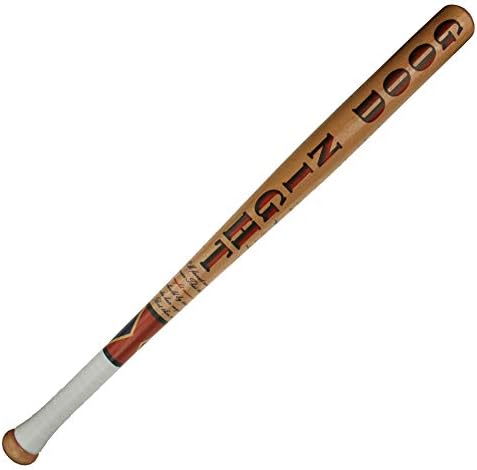 Coolcoco Wooden Baseball Bat for Harley Quinn Women Girls Kids Cosplay
