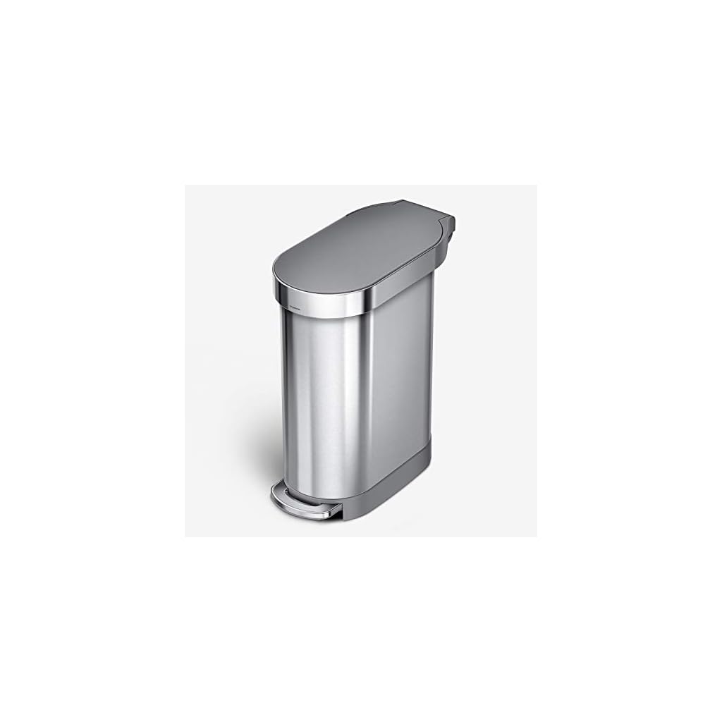 simplehuman 45 Liter / 12 Gallon Slim HandsFree Kitchen