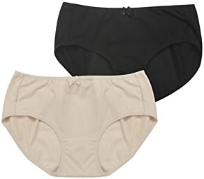 NaturaOrganic Women's Organic Cotton Period Menstrual Sanitary Protective Panties For Sensitive Skin Pack of 2 (X-Small)