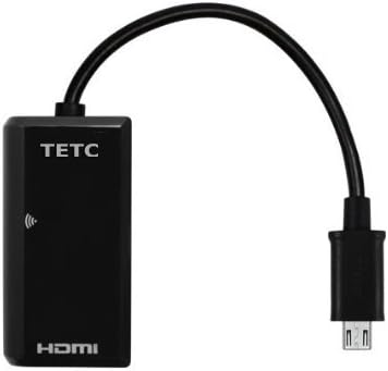 CABTE HDTV Adapter For Smartphones and Tablets Micro USB to HDMI 1080p with Remote Control Included for HTC One Max S X XL X+ Butterfly Butterfly S Droid DNA EVO 4G LTE Raider Velocity Vivid Rezound Amaze 4G Sensation XE Jetstream Sensation 4G EVO View 4G EVO 3D Sensation Flyer J ISW13HT