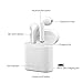 Bluetooth Earbuds, White Wireless Earphones in-Ear Headphones Hands Free Noise Cancelling Headset Compatible with XR X 8 8plus 7 7 Plus 6 6plus Samsung Galaxy S9 S8 Huawei & Other Android Divicesthumb 1