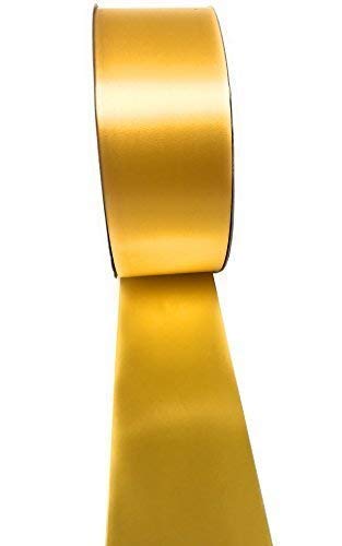 INERRA Ribbon - 100 Yards - 50mm (2") Florist Wedding Car and Craft Uses (Yellow)